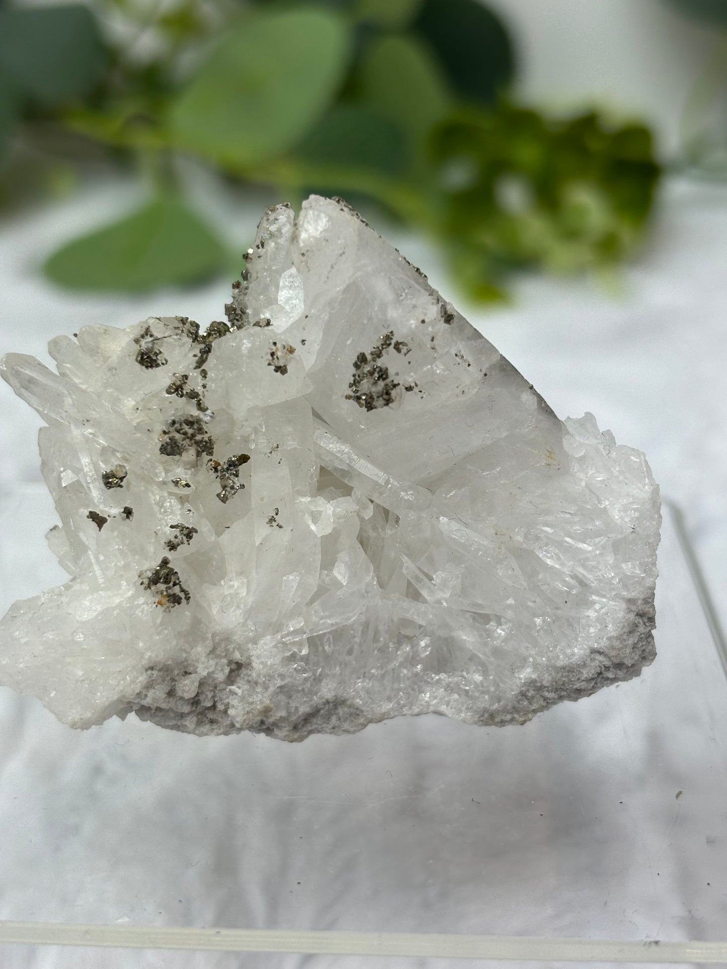 Quartz With Pyrite Raw