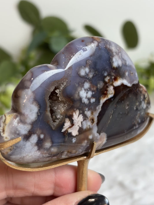 Blue Flower Agate Cloud