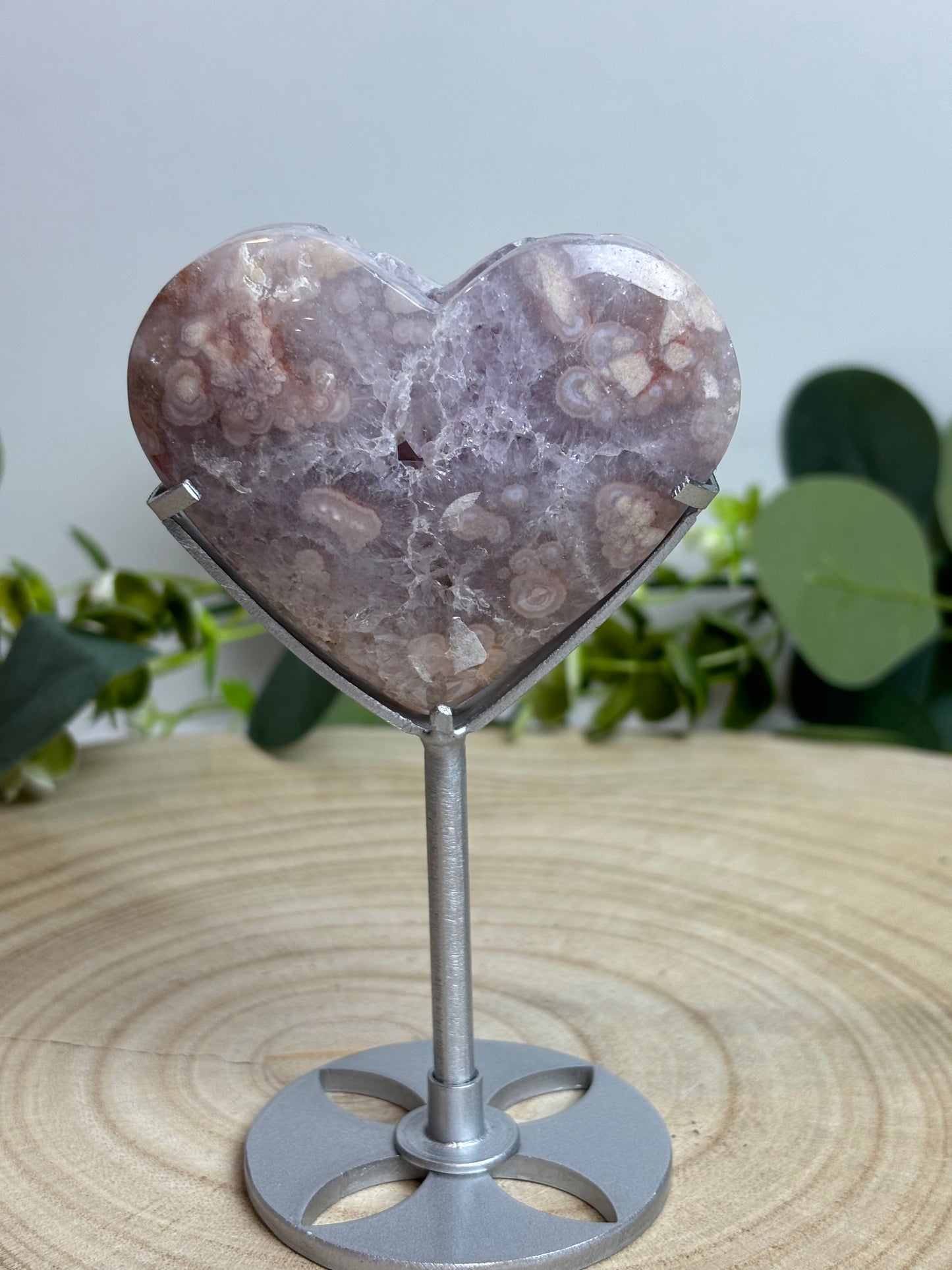 Pink Amethyst Heart
