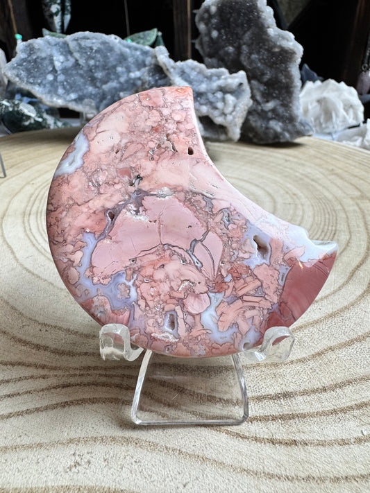 Pink Agate moon