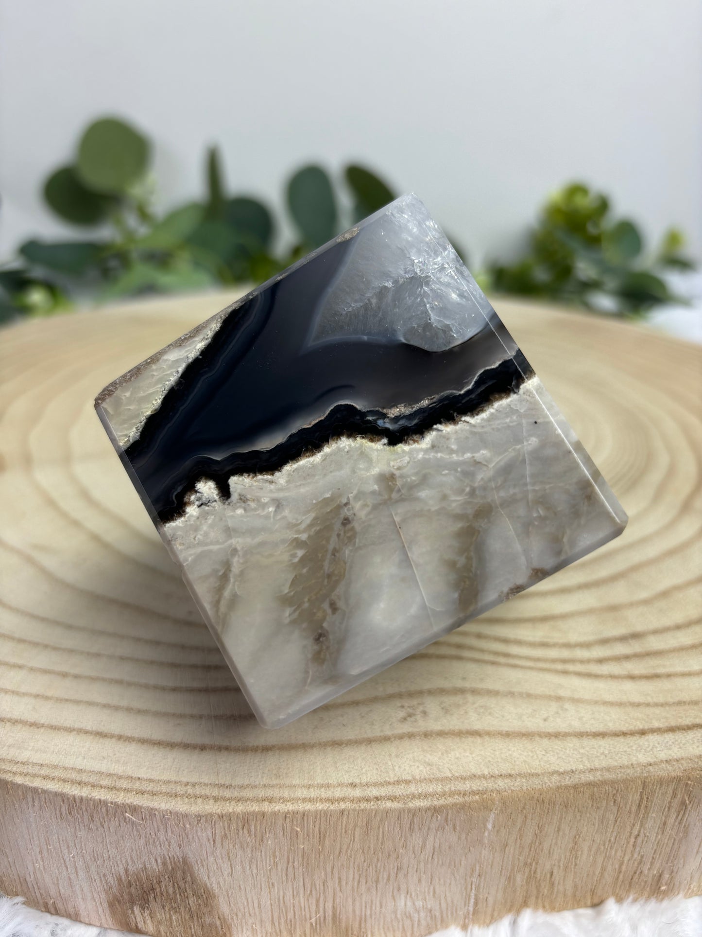 Volcano Agate Cube