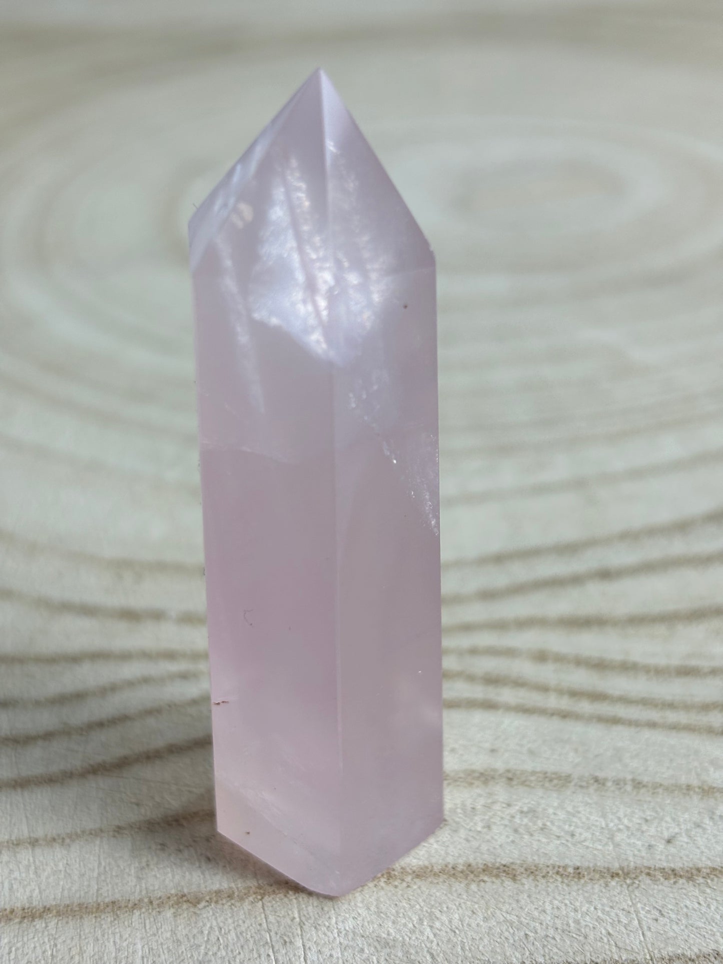Rose quartz tower