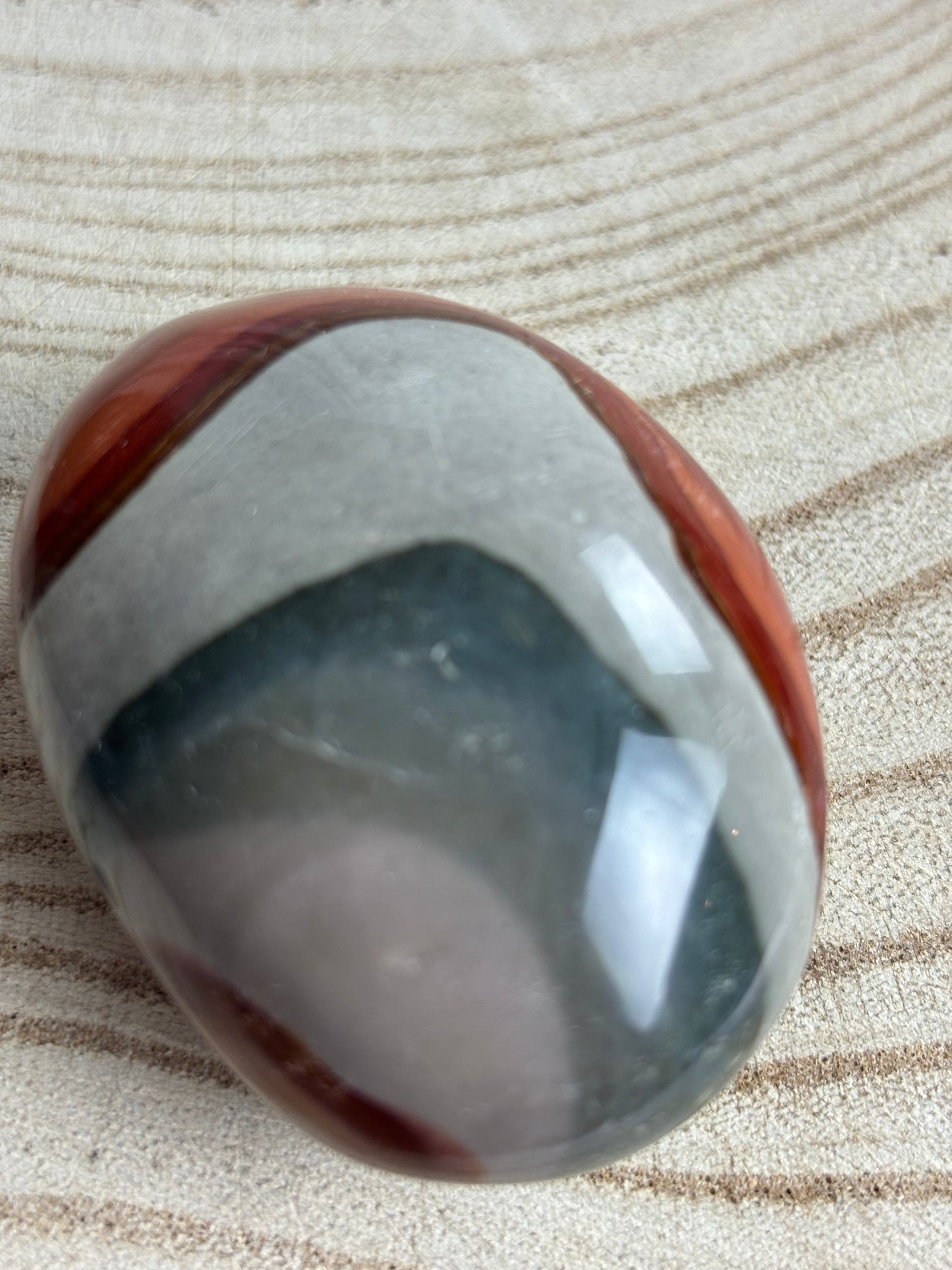 Polychrome Jasper Palm Stone