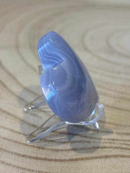 Blue Lace Agate Heart