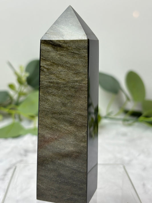 Gold Sheen Obsidian Tower