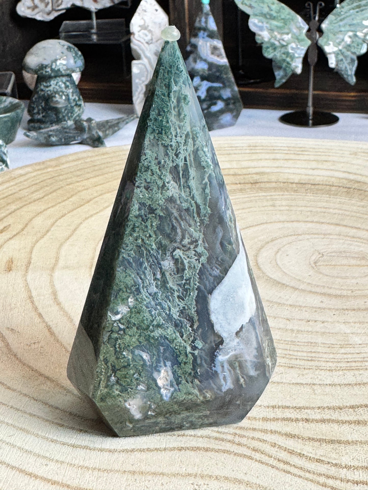 Moss Agate Diamond