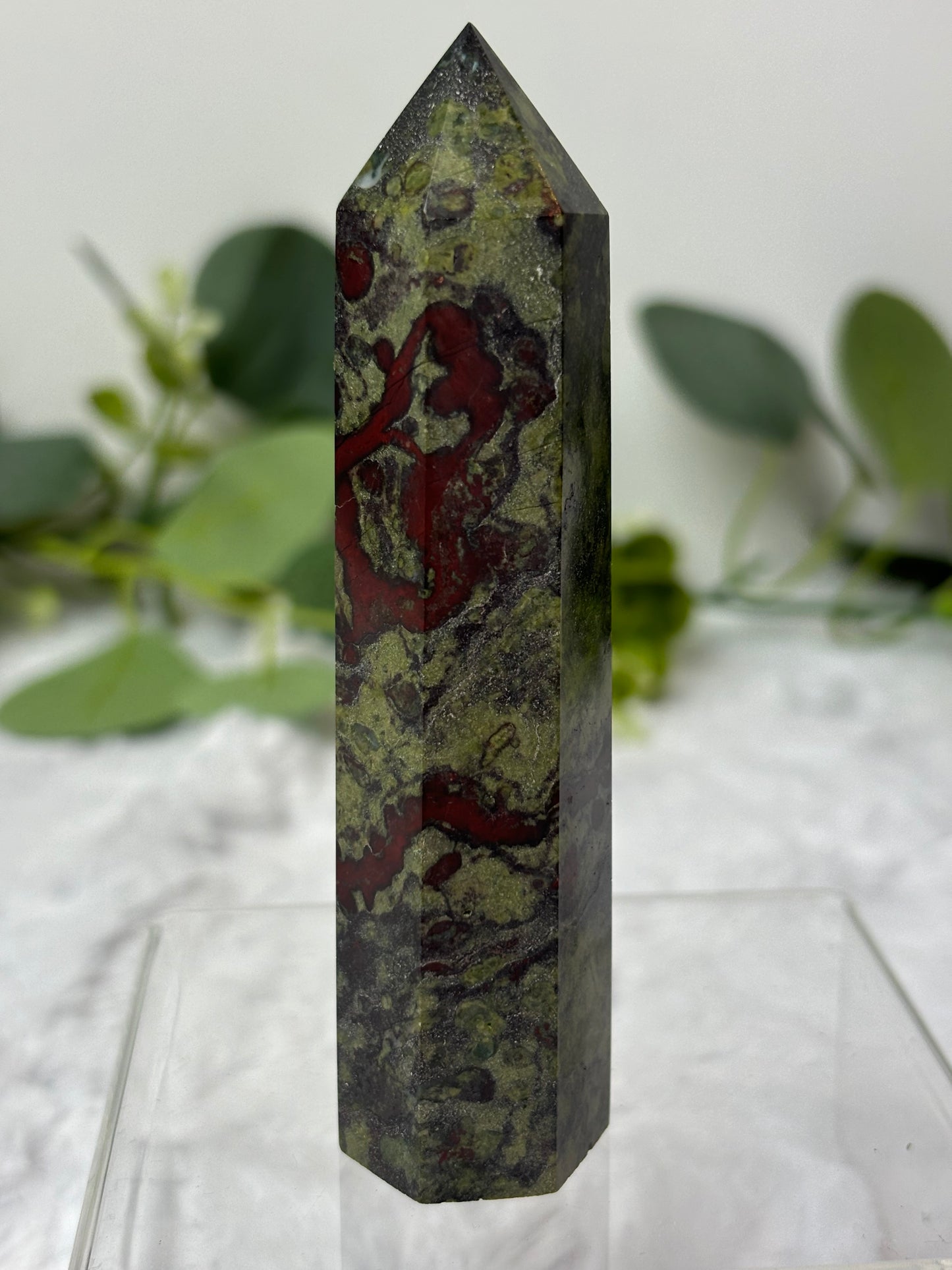 Dragon Blood Jasper Tower