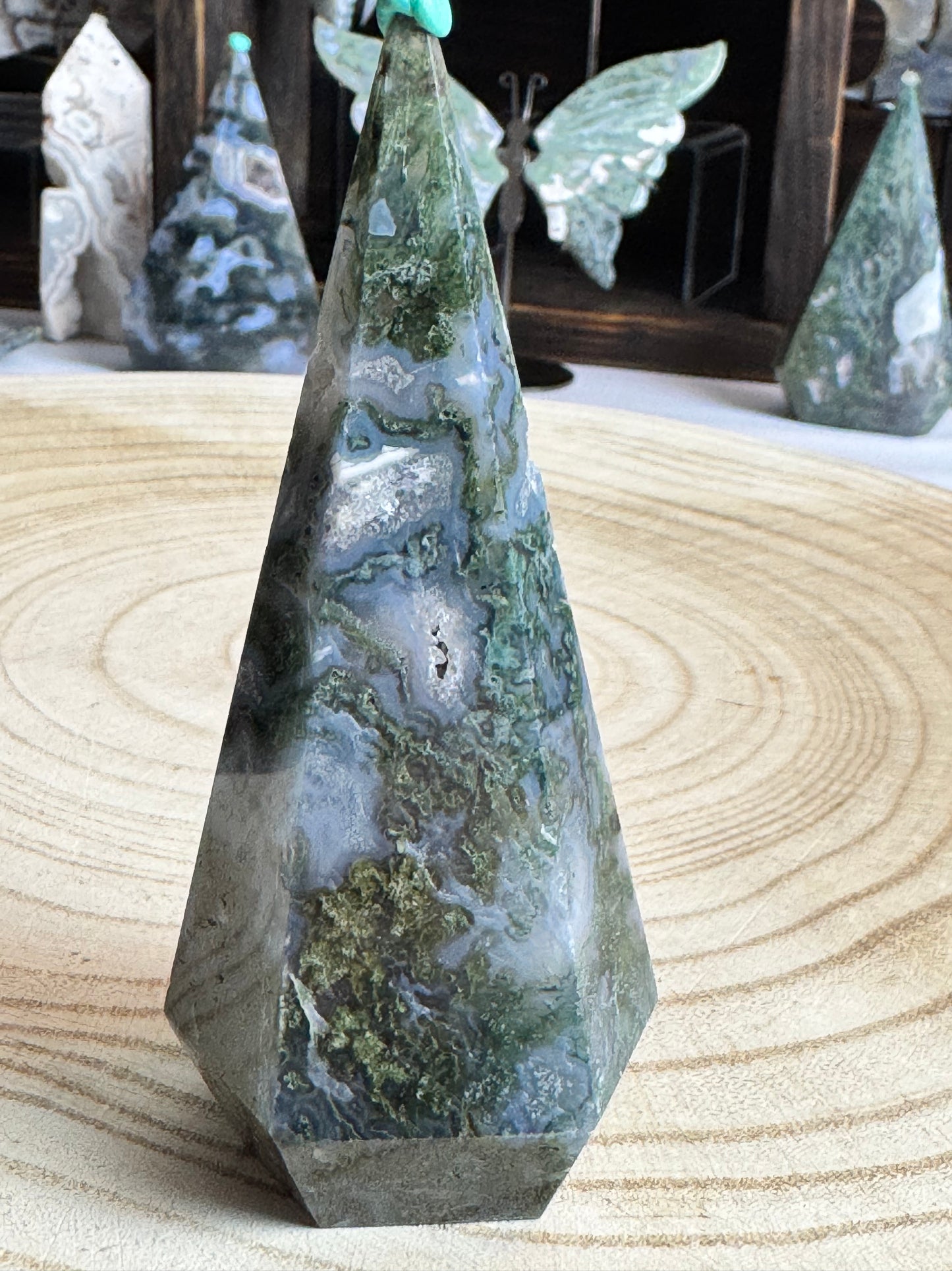Moss Agate Diamond