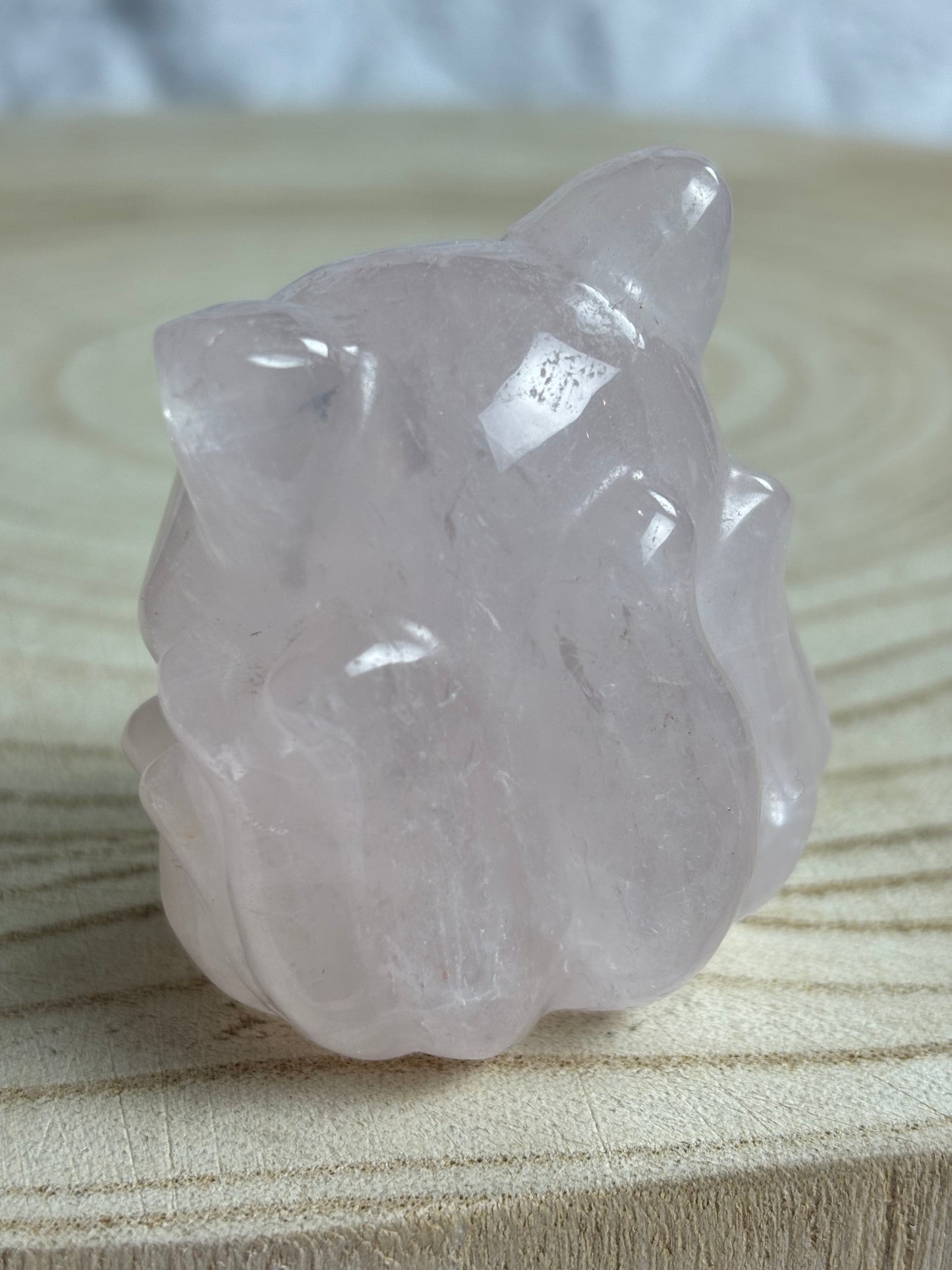 Rose Quartz 9 Tail Fox