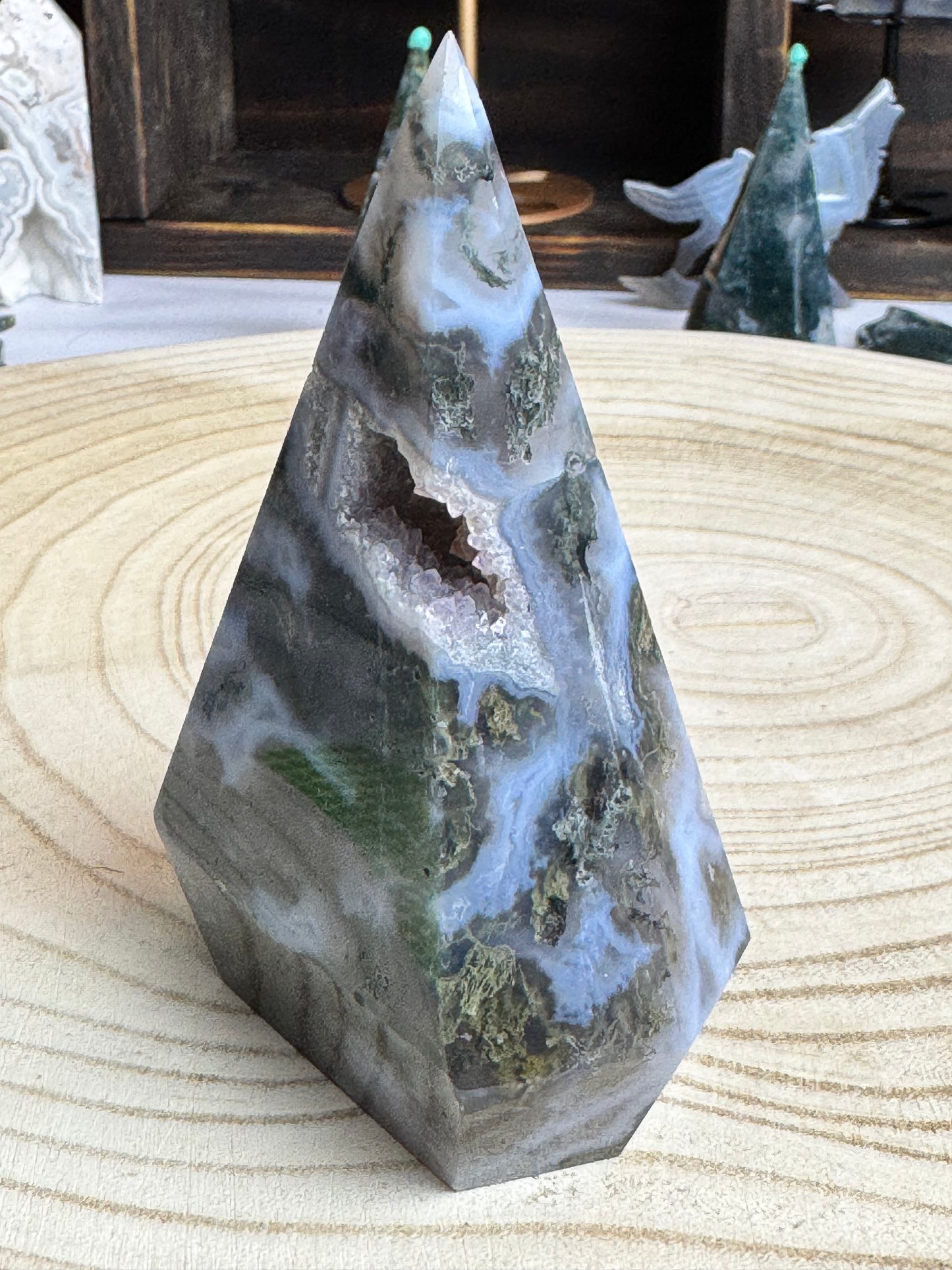 Moss Agate Diamond