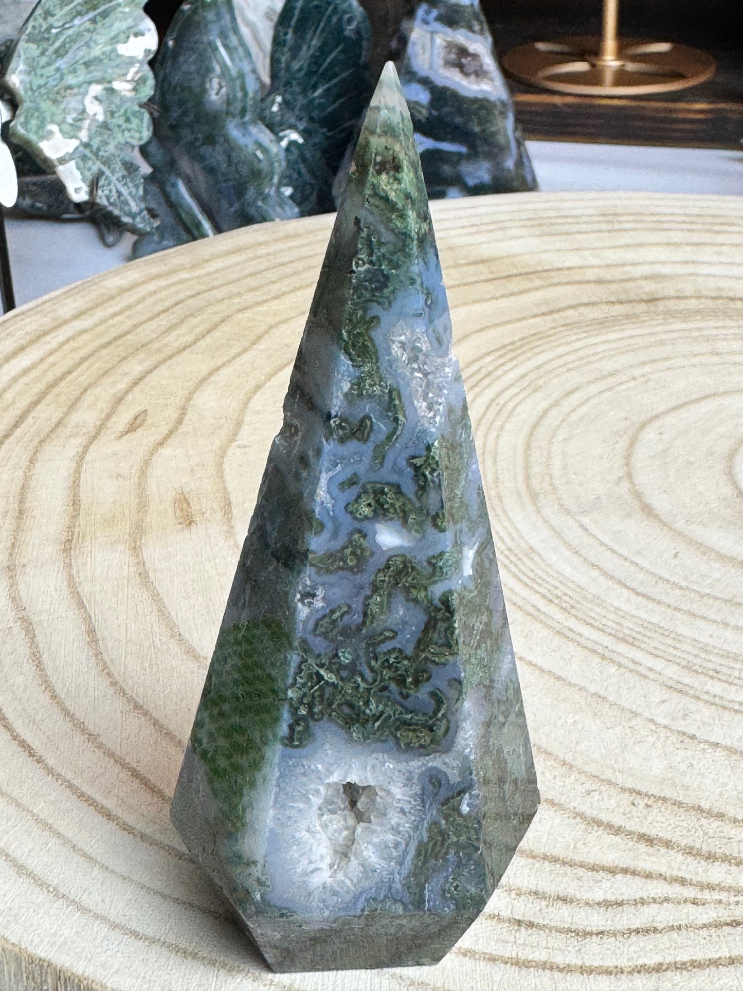 Moss Agate Diamond