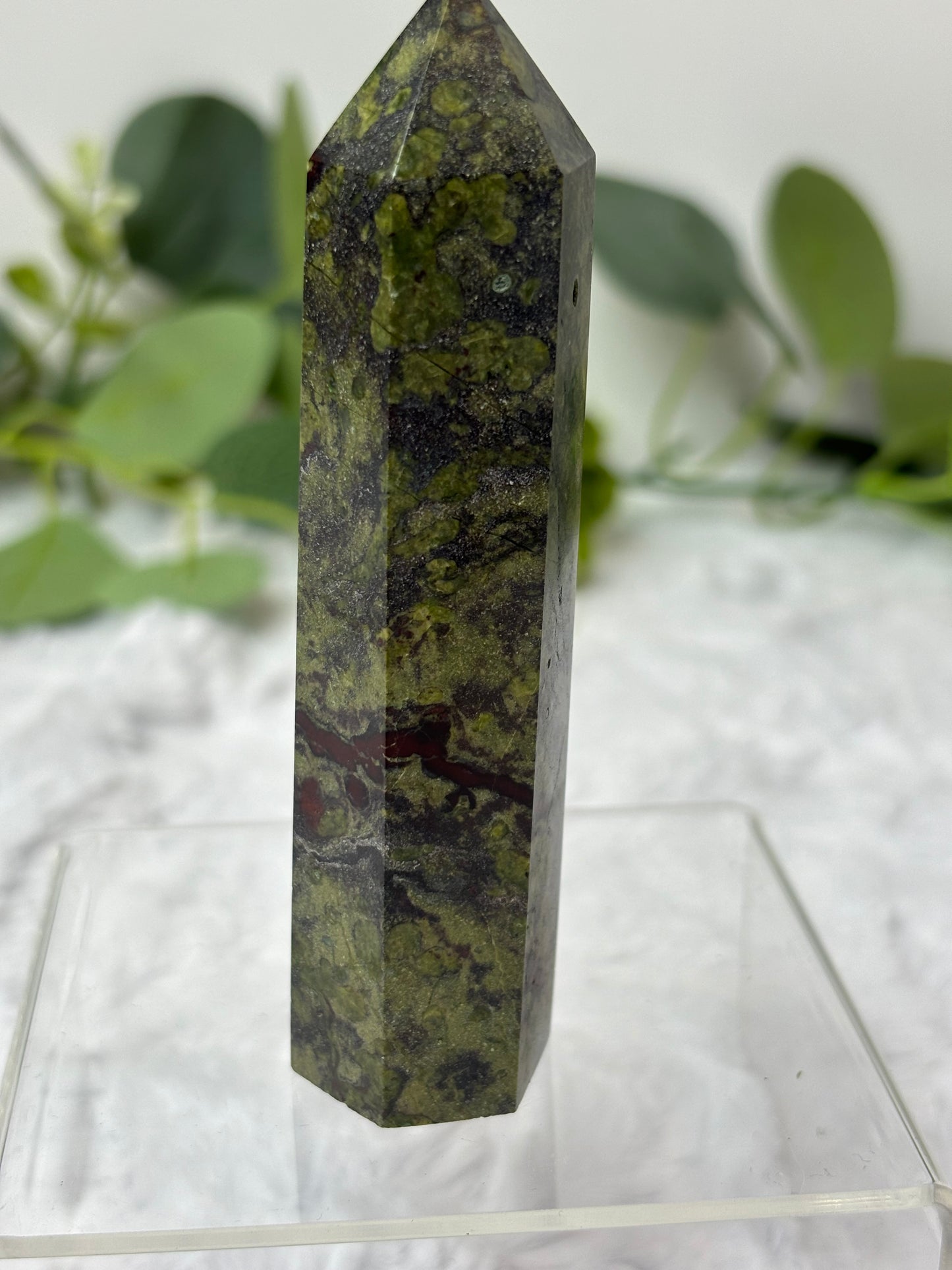 Dragon Blood Jasper Tower