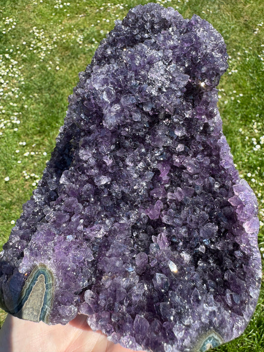 Rainbow Amethyst Cut Base Cluster