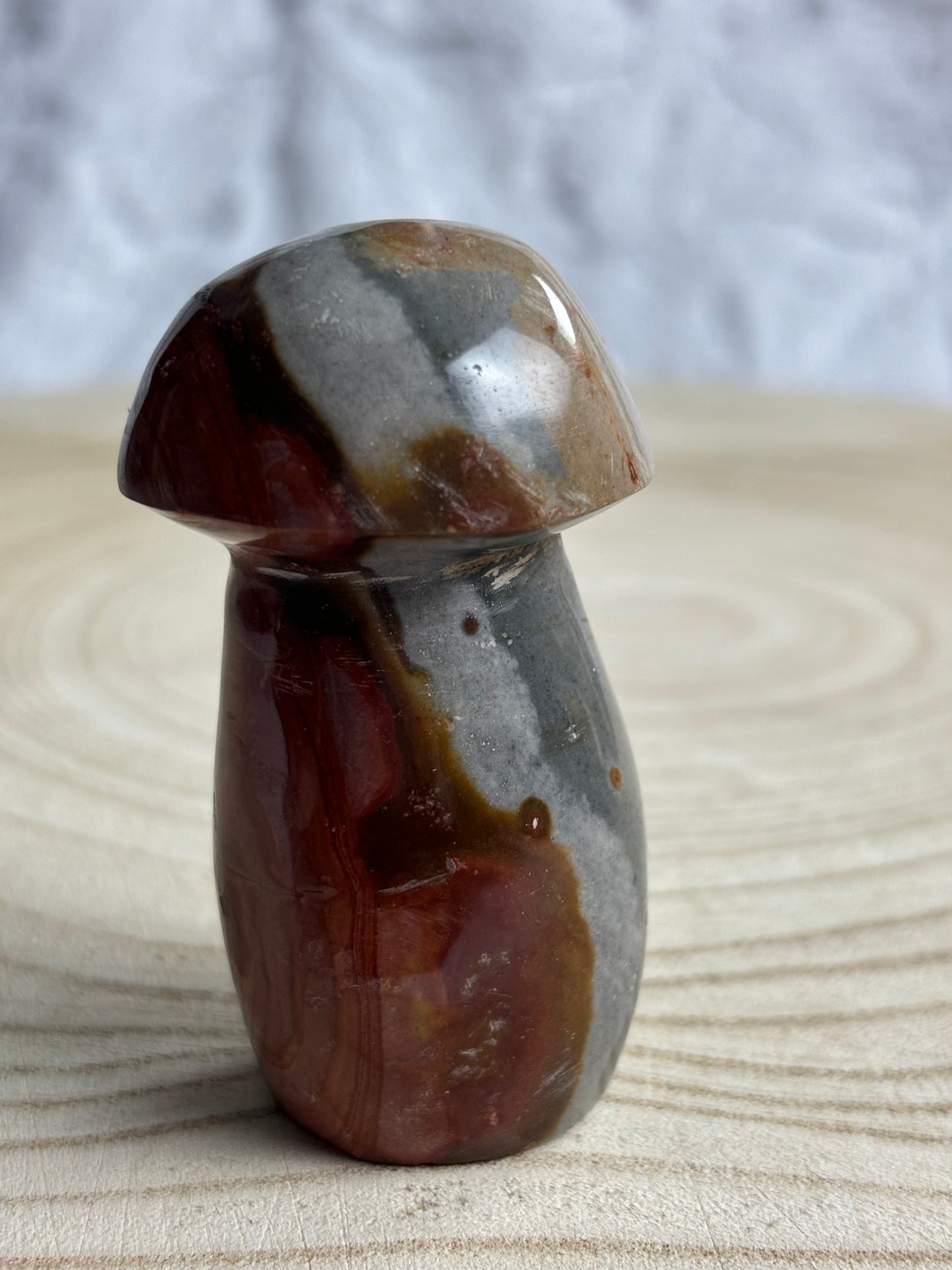 Polychrome Jasper Mushroom