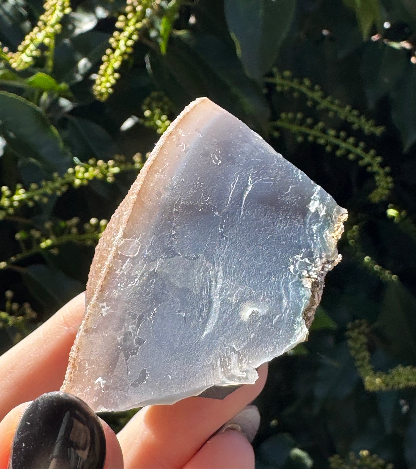 Peach Druzy Agate Slice – 90g
