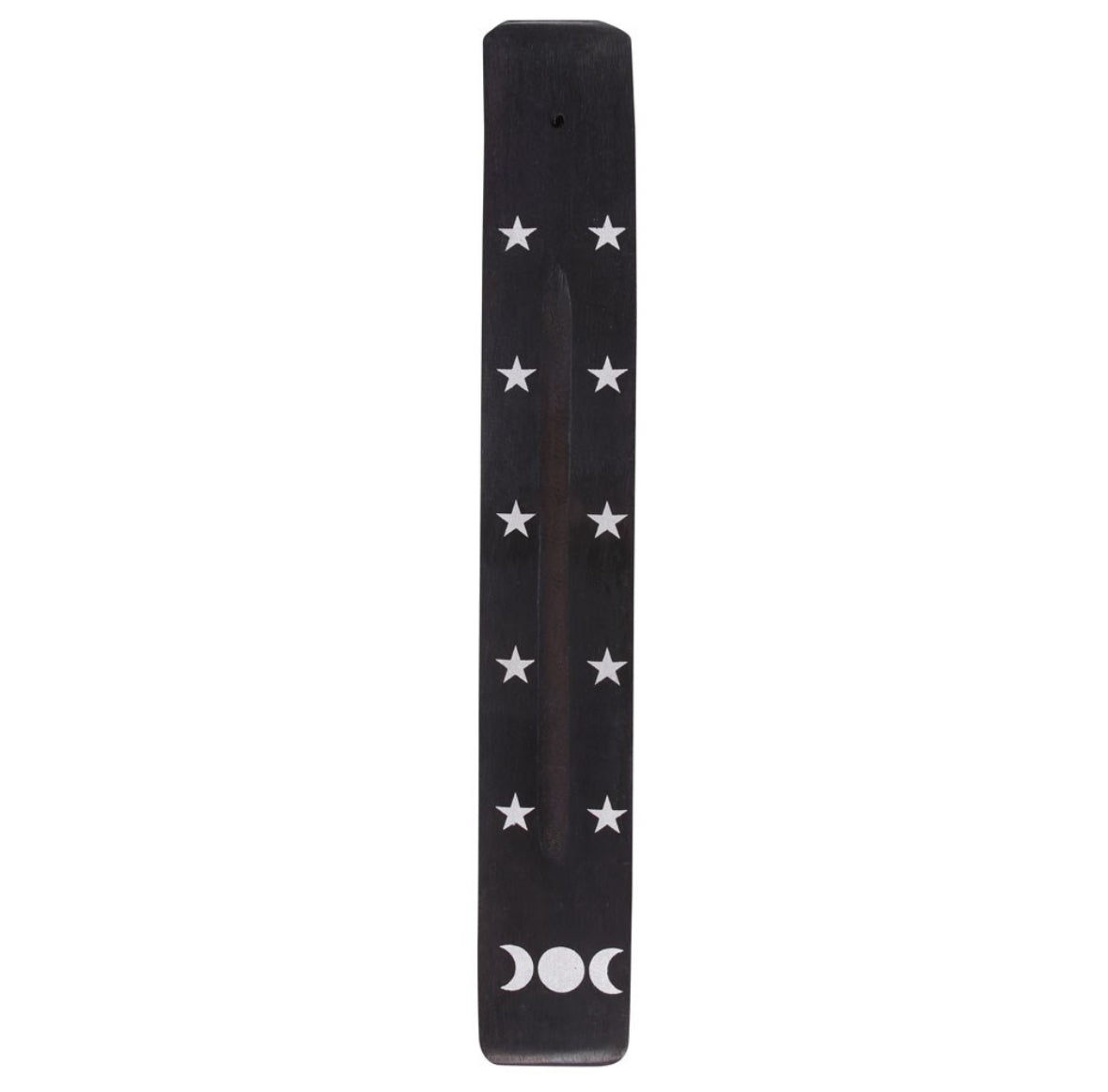 Triple Moon Wooden Incense Ash Catcher