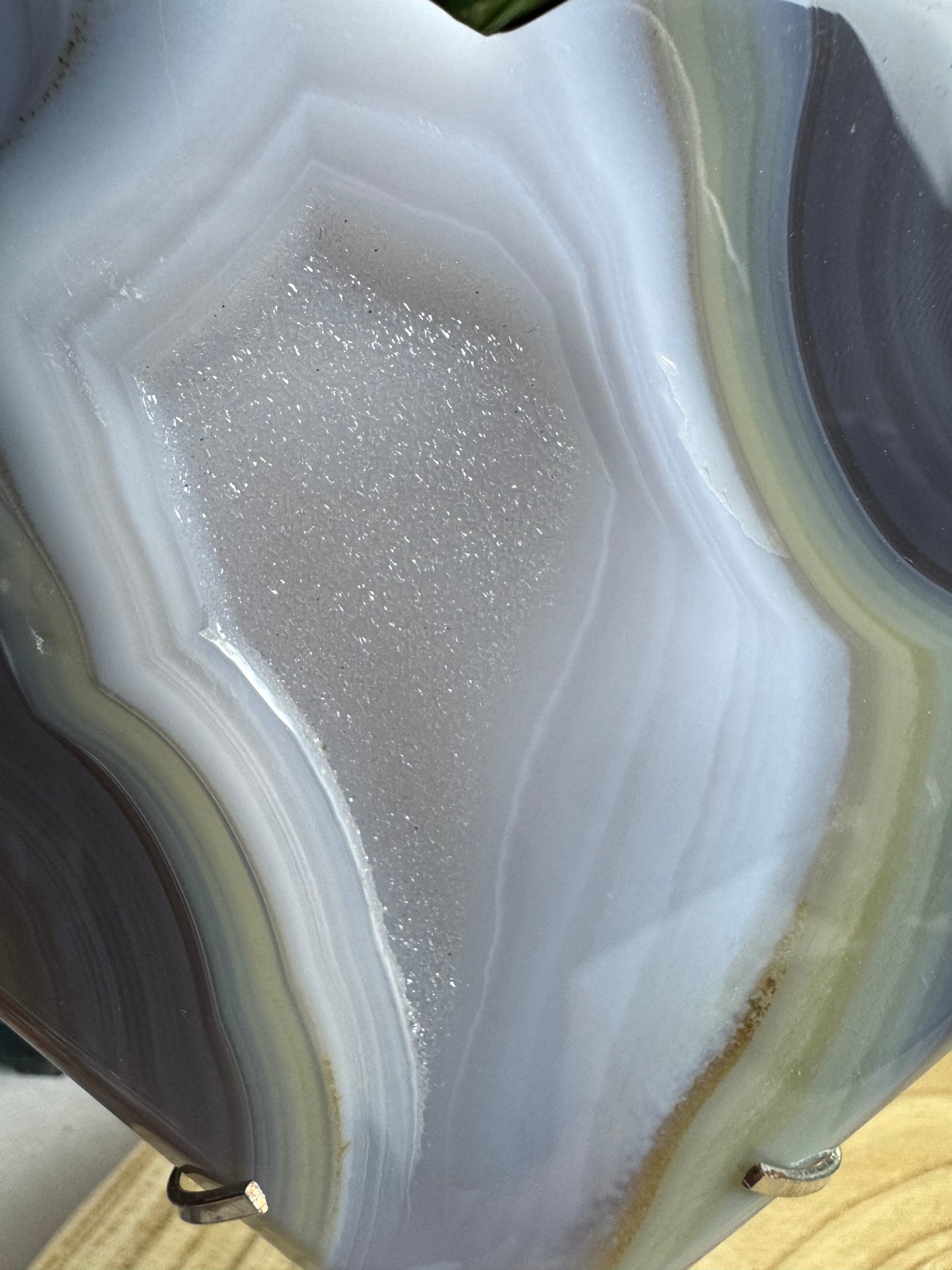 Druzy Agate Heart