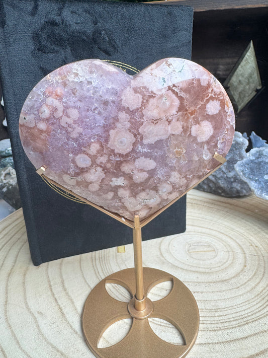 Pink Amethyst Heart