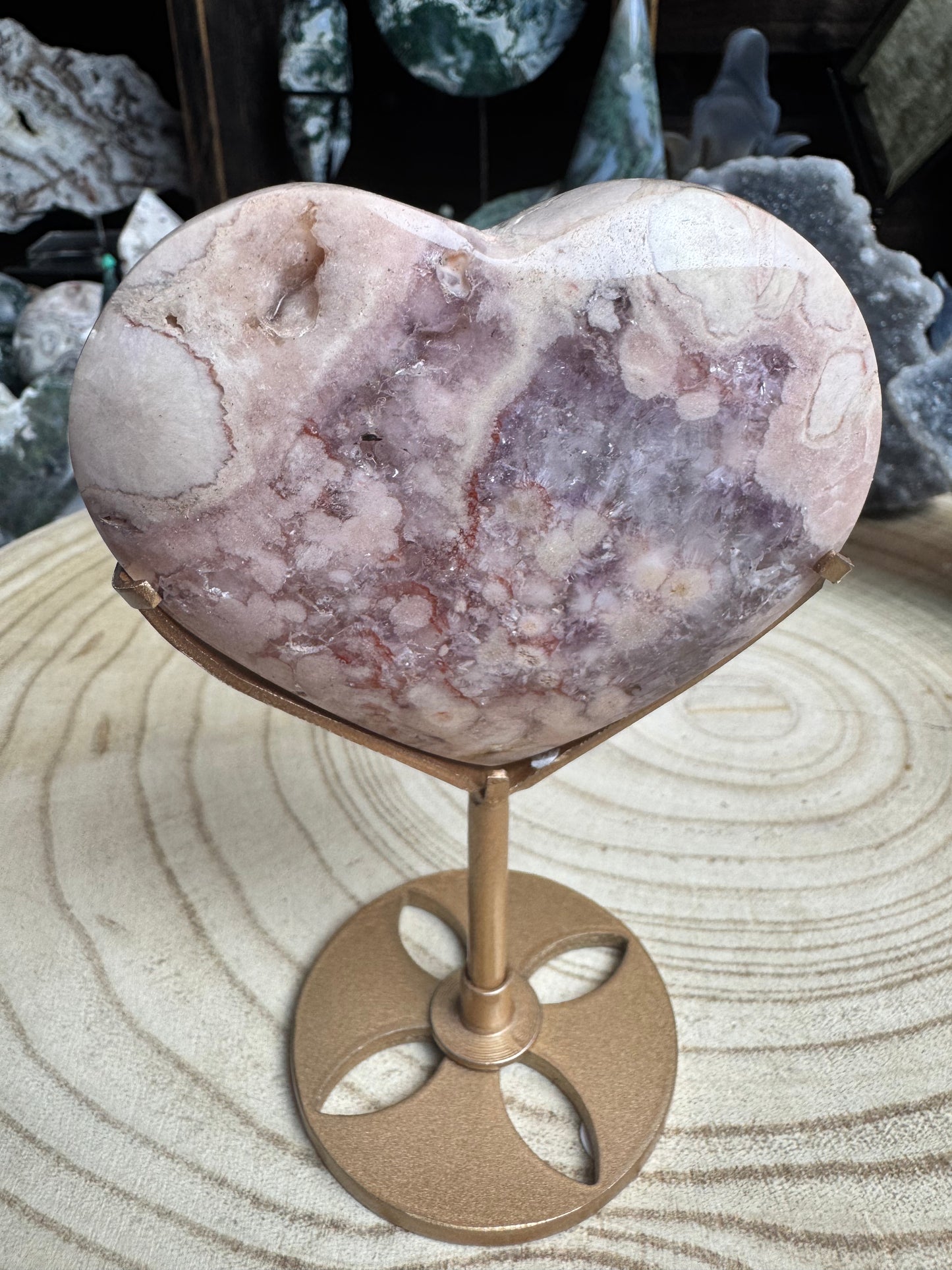 Pink Amethyst Heart