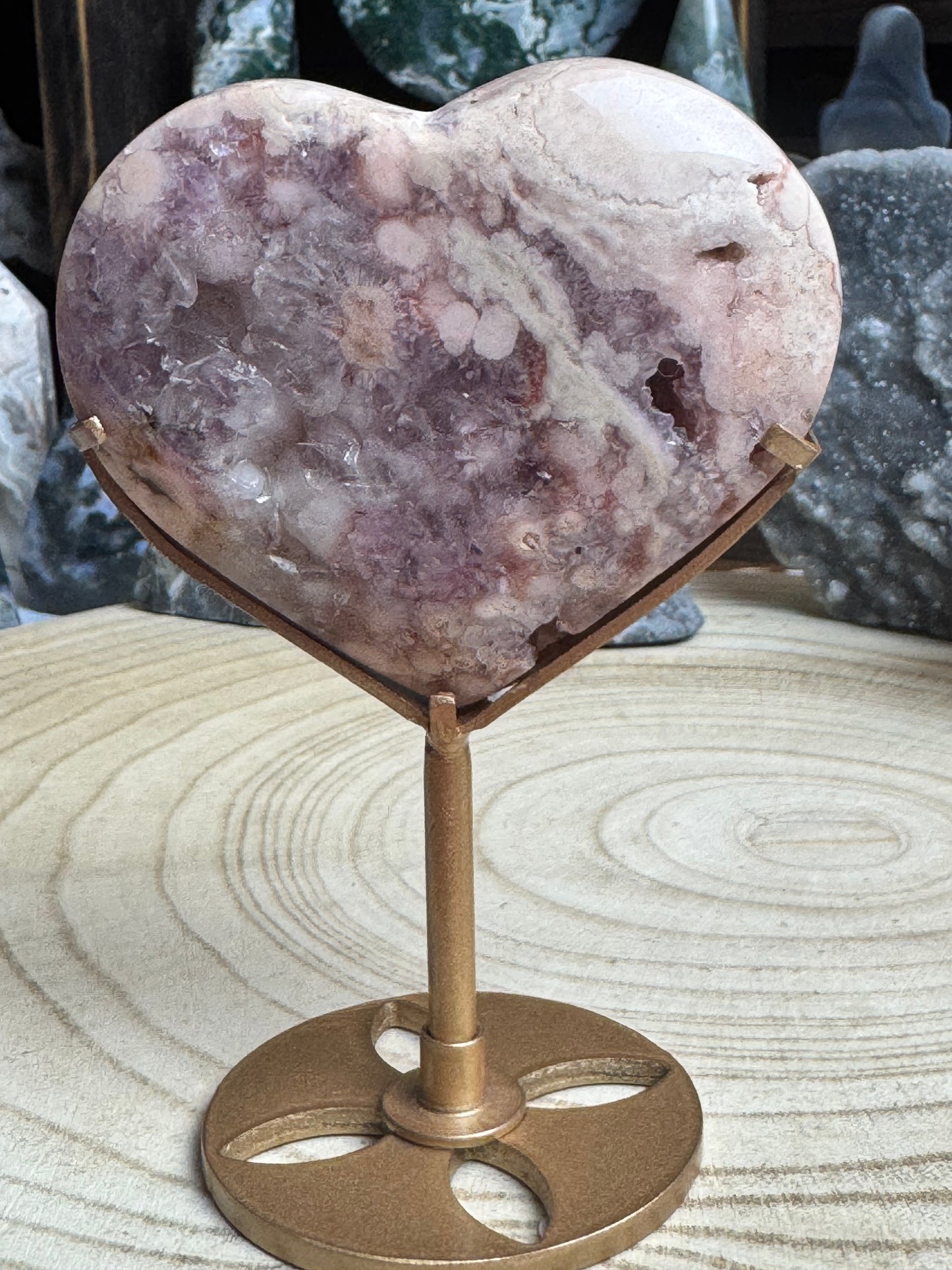 Pink Amethyst Heart