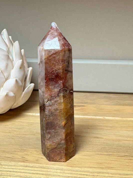 Fire Quartz Tower 12cm