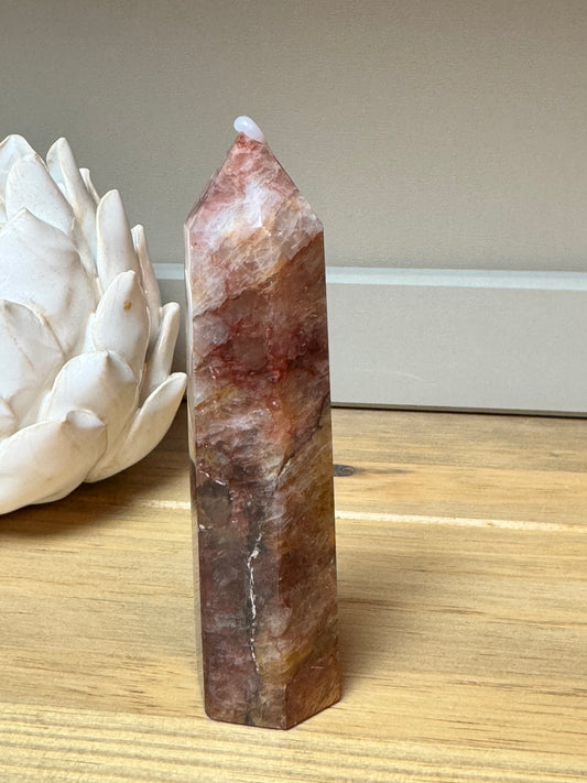 Fire Quartz Tower 12cm