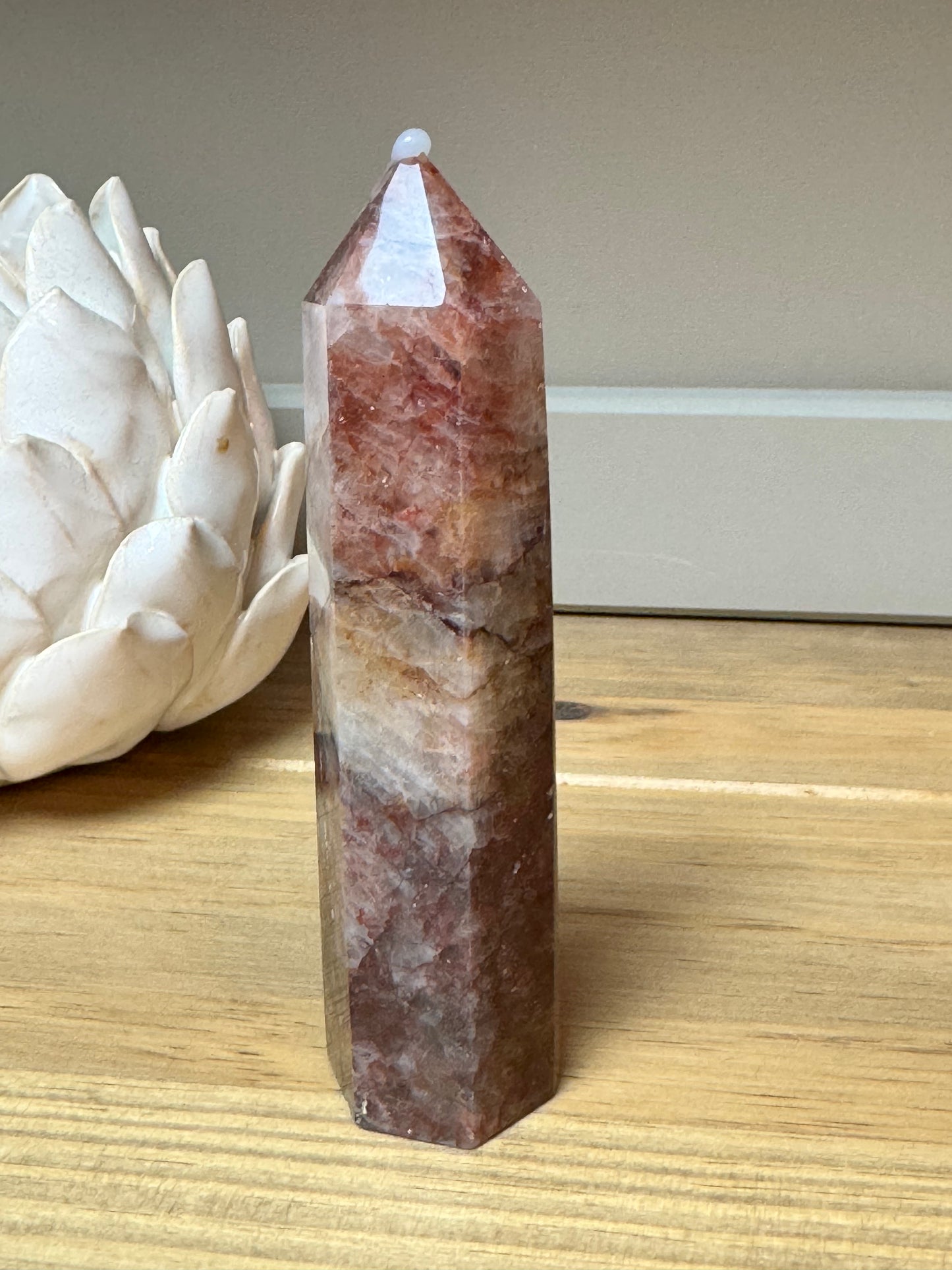 Fire Quartz Tower 12cm
