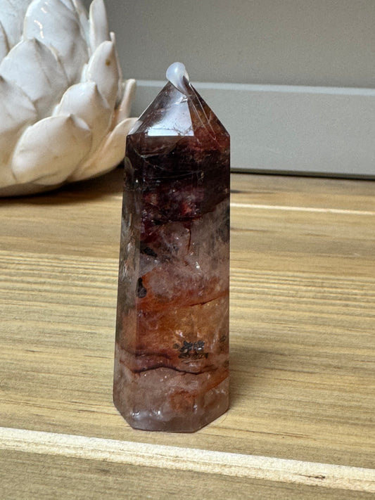 Fire Quartz Tower 6cm