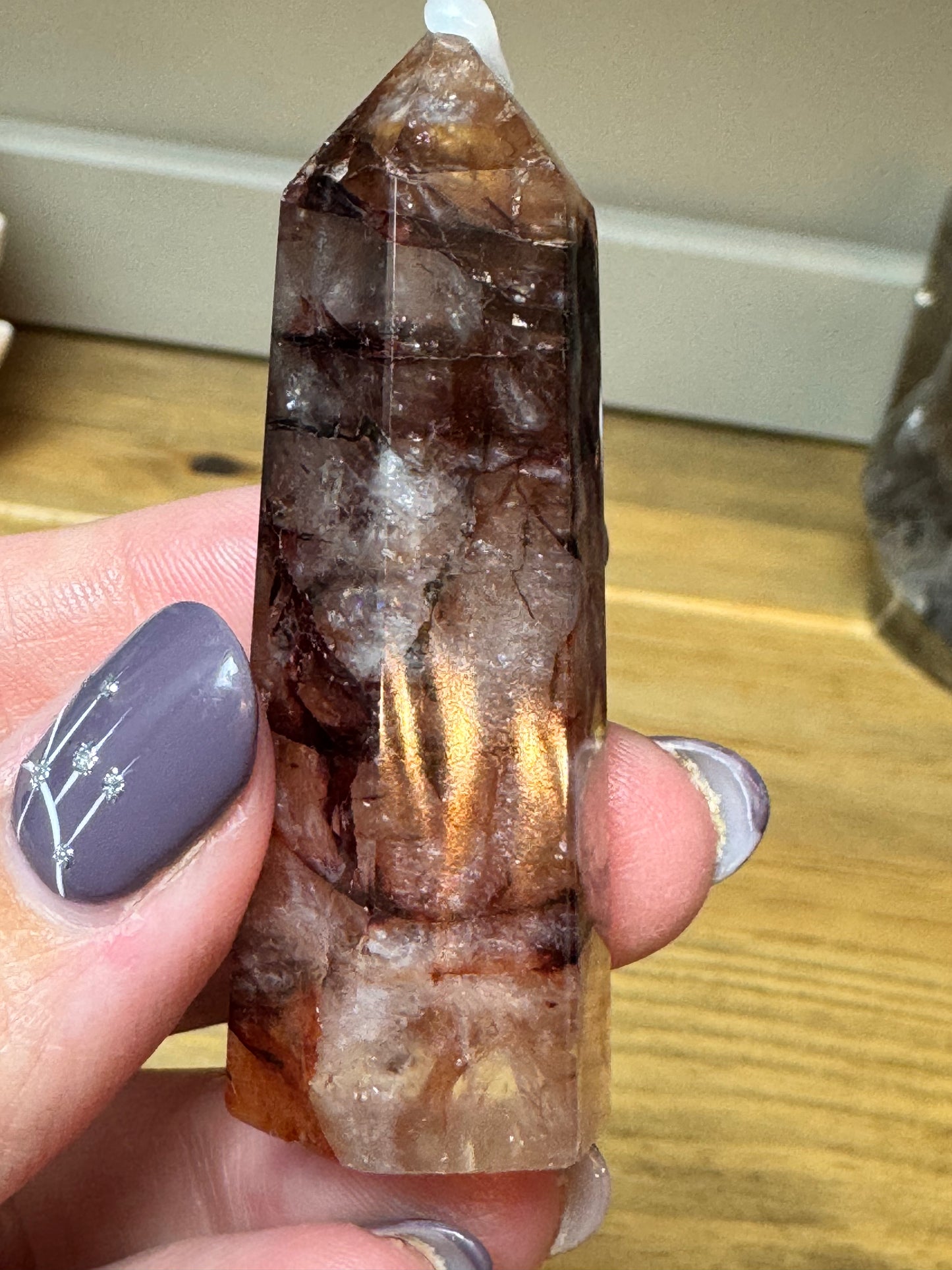 Fire Quartz Tower 6cm