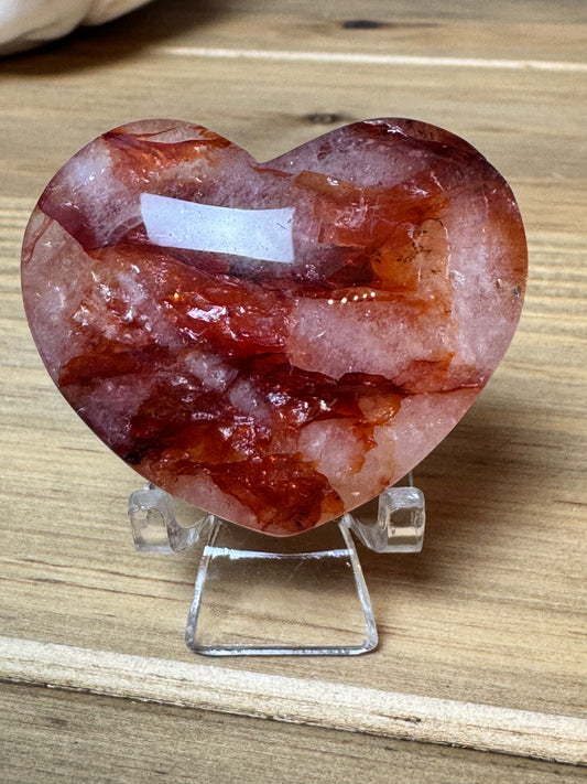Fire Quartz Heart