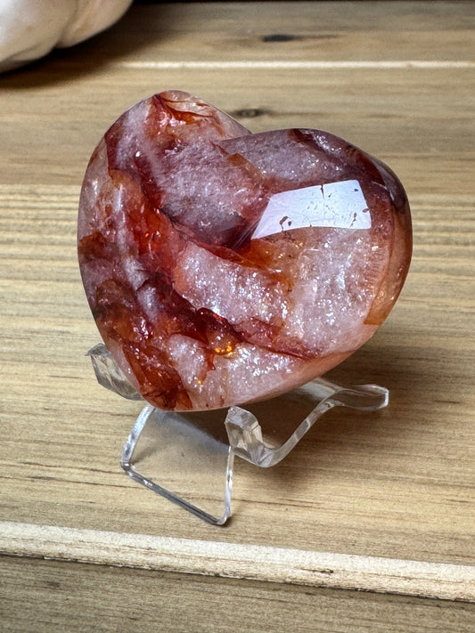 Fire Quartz Heart